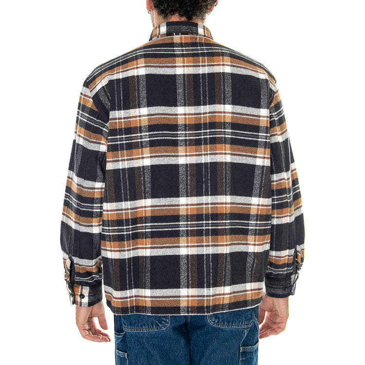 Sebastian Shirt LS Navy / Brown - Camicia Uomo Multicolore I032582.1WO.67. . EDWIN 
