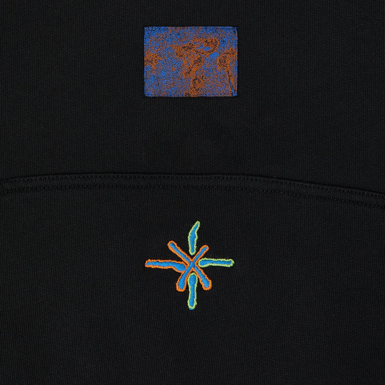 JONATHAN CASTRO HOODIE SWEAT BLACK - Felpa con Cappuccio Uomo Nera I032620.89.67. . EDWIN 