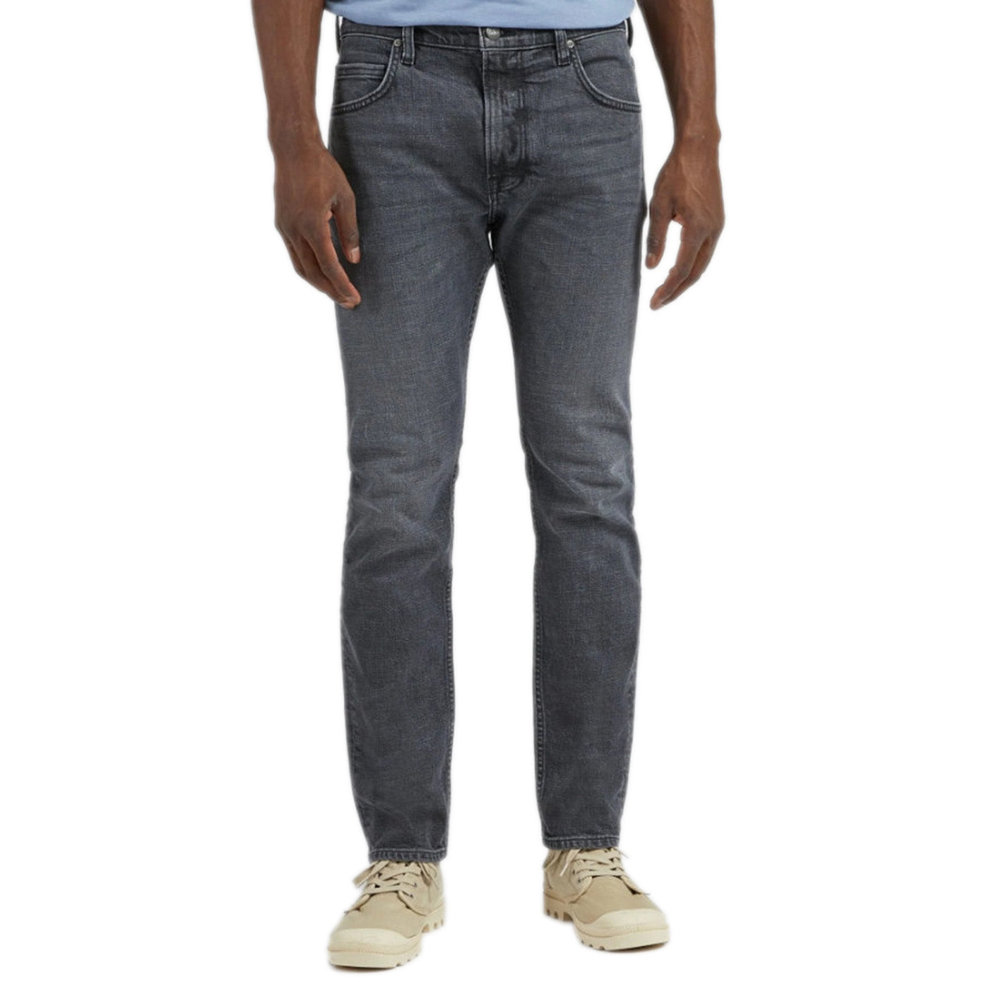 RIDER WORN IN SHADOW-L701IBB81 WORN IN SHADOW - Pantaloni Denim Jeans Uomo Neri 112328478 . LEE 