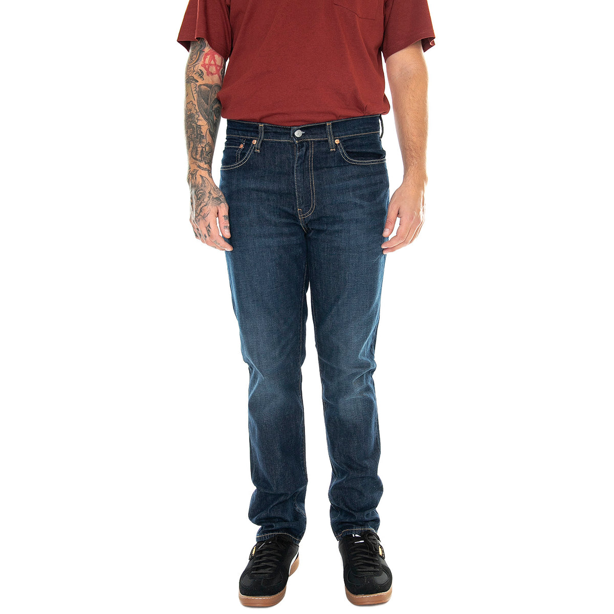 511 Slim Keepin It Clean Med Indigo - Worn In - Pantaloni Uomo Blu 04511-5661 . LEVIS 