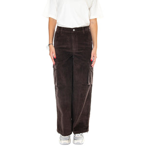 Andrea Baggy Cargo Pant Java Brown - Pantaloni Donna Marroni 242020100-JVA . OBEY 