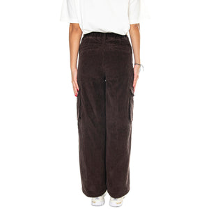 Andrea Baggy Cargo Pant Java Brown - Pantaloni Donna Marroni 242020100-JVA . OBEY 