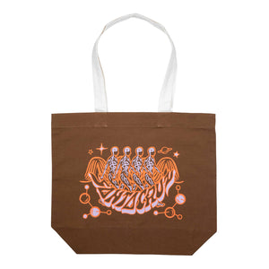 Knibbs Minds Eye Tote Bag Wholegrain - Borsa a Tracolla Marrone Knibbs Minds EyeWholegrain . SANTA CRUZ 