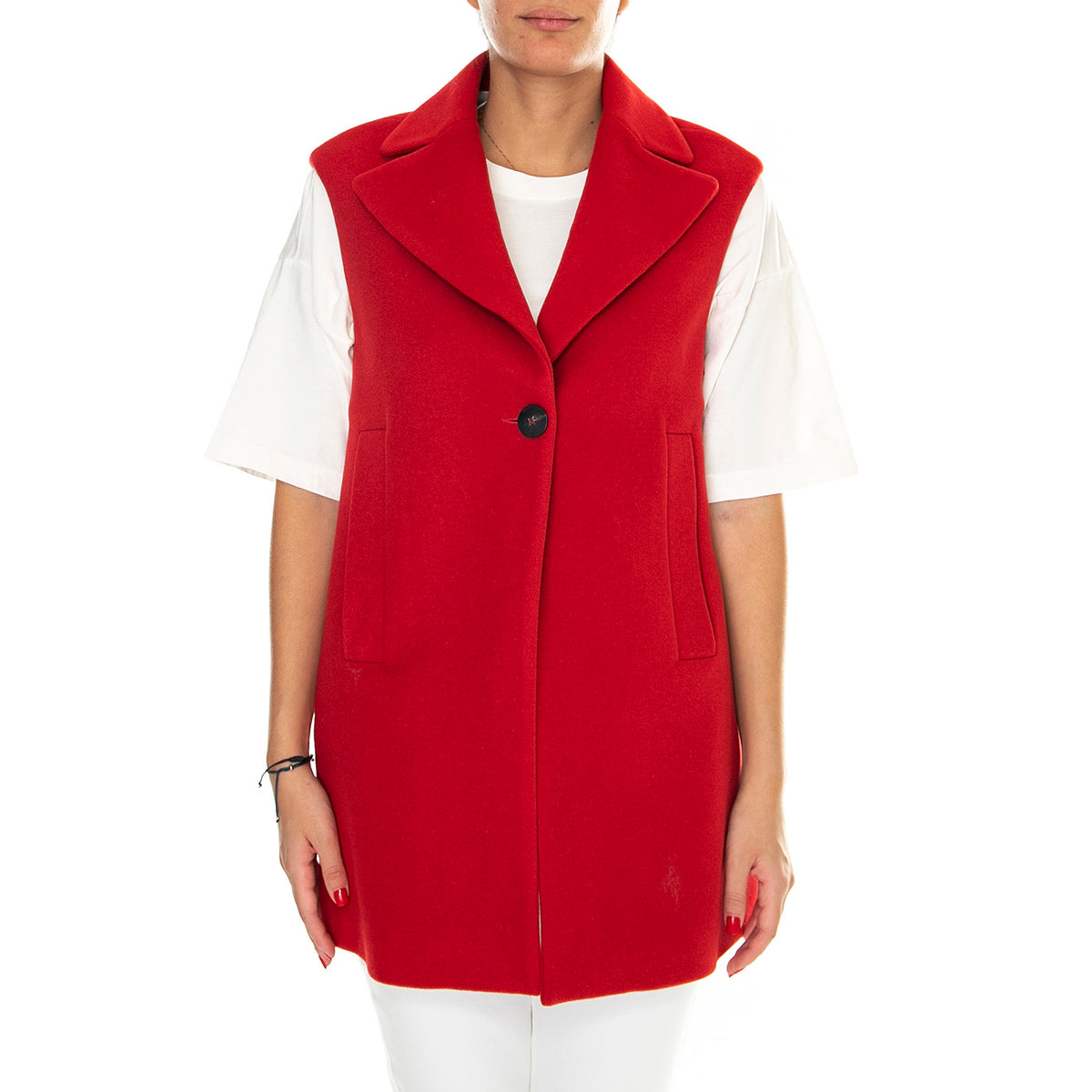 Capospalla Donna 410 Rosso Red Jacket W263CRISTIN38W574-410 . SKILLS 