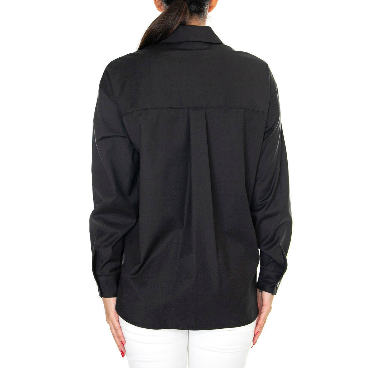 Camicia Donna 999 Nera Black Shirt W266C06W593-999 . SKILLS 