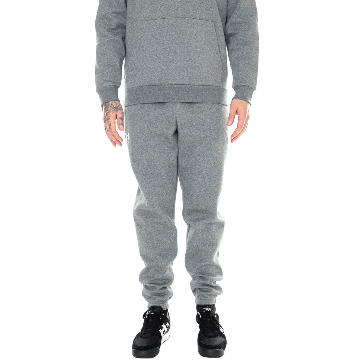 UA Essential Fleece Joggers Grey - Pantaloni Uomo Grigi 77-1373882-12 . UNDER ARMOUR 
