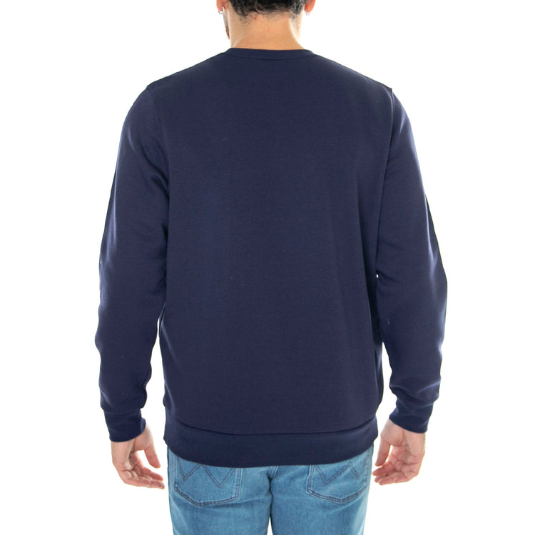 UA Essential Fleece Crew Blue Sweat - Felpa Girocollo Uomo Blu 77-1374250-410 . UNDER ARMOUR 