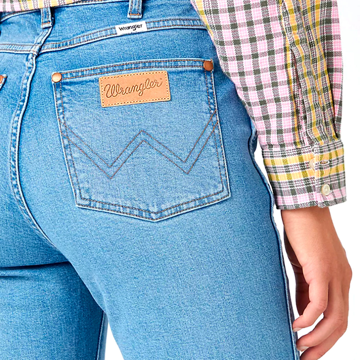 Walker No Intention Denim Pants - Pantaloni Denim Jeans Donna Blu W2HC68228 . WRANGLER 