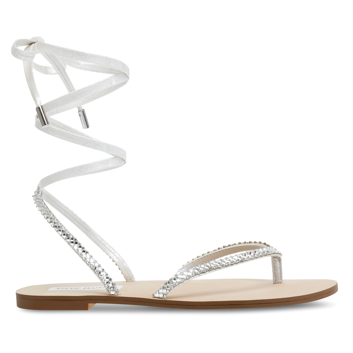 DENZELLE RHINESTONE - Sandali Bassi Donna Bianchi SMSDENZELLE-RHI . STEVE MADDEN 