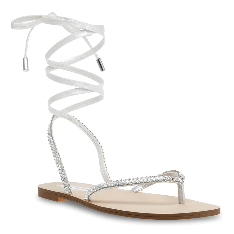 DENZELLE RHINESTONE - Sandali Bassi Donna Bianchi SMSDENZELLE-RHI . STEVE MADDEN 