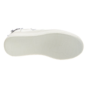 REMEMBER WHITE BRAVE / ANTIQUE SILVER CHAIN - Scarpe Stringate Donna Bianche WSPREMEMBER-WHTASIL . WINDSOR SMITH 