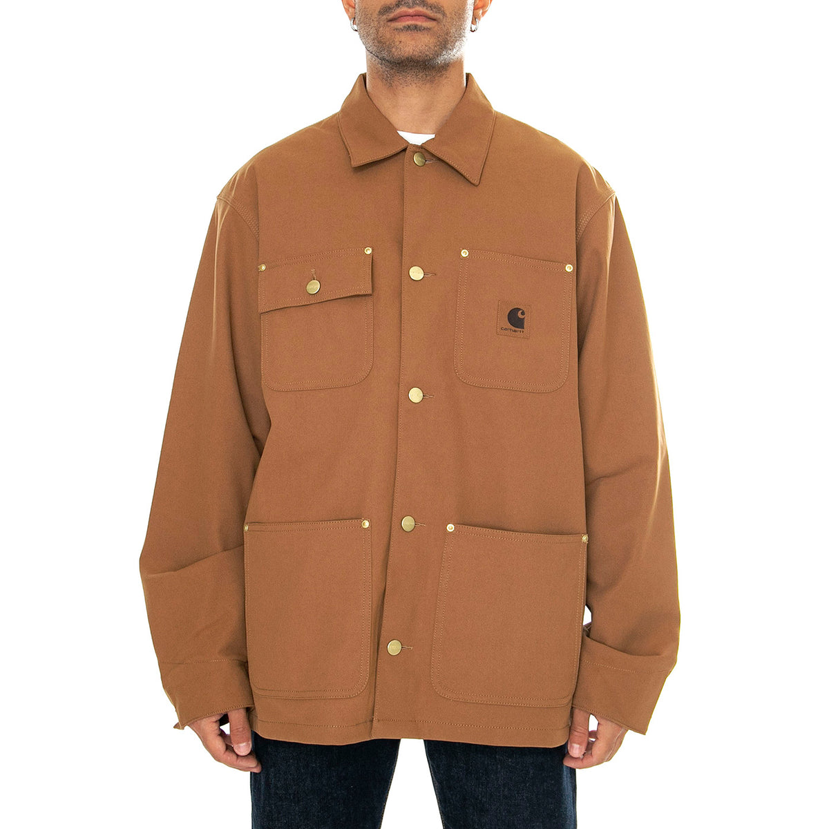 Suede Michigan Coat Hamilton Brown - Giacca Uomo Marrone I033717.HZXX . CARHARTT WIP 