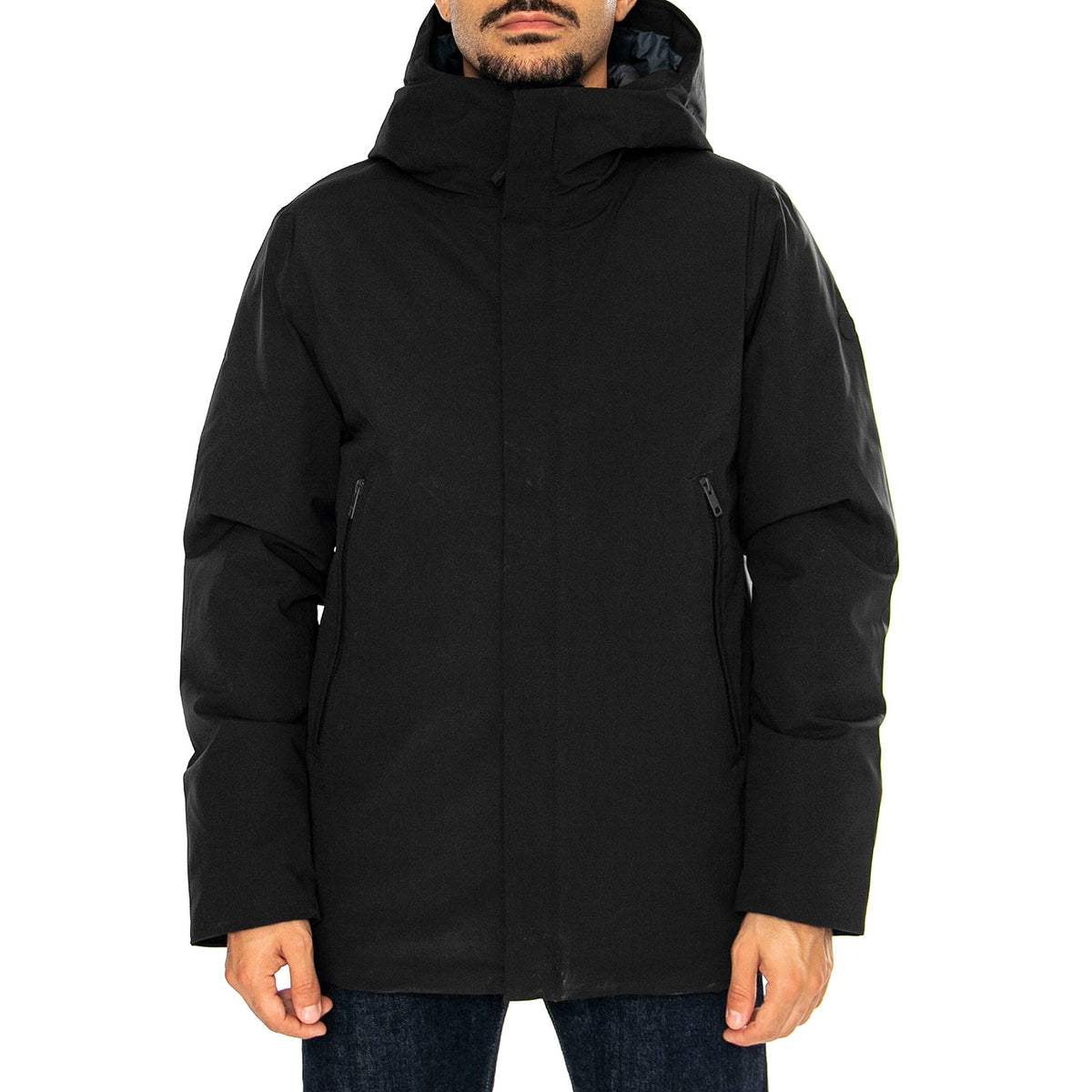 Vhinner Black - Giacca con Cappuccio Uomo Nera 331187-110 . ELVINE 