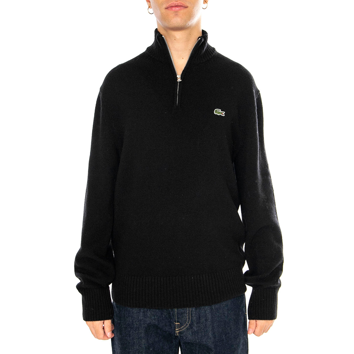 Pullover AH3052-031 Black - Cardigan Uomo Nero AH3052-031 . LACOSTE 