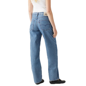 Wellthread Baggy Dada Garden Stone Light Indigo Worn In - Pantaloni Denim Jeans Donna Blu A3028-0007 . LEVIS 
