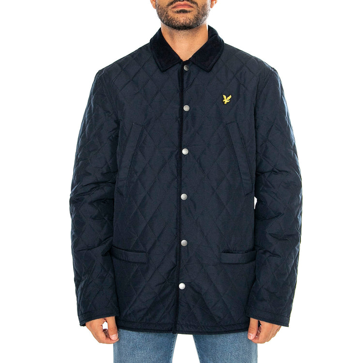 Quilted Jacket Dark Navy - Giacca Uomo Blu JK1990V-Z271 . LYLE & SCOTT 