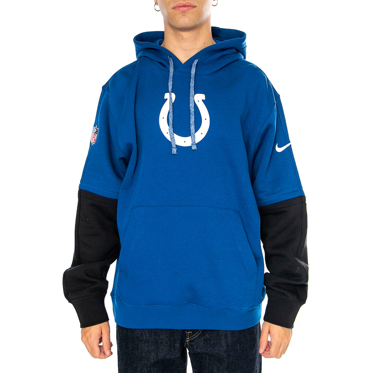 Nike Club Hoodie Blue - Felpa con Cappuccio Uomo Blu 02F2-0BN1-98-87G . NIKE 