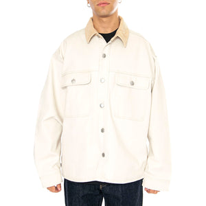 Idris Shirt Jacket Silver Grey Multi - Giacca Uomo Beige 121160061-SILVER GREY MULTI . OBEY 