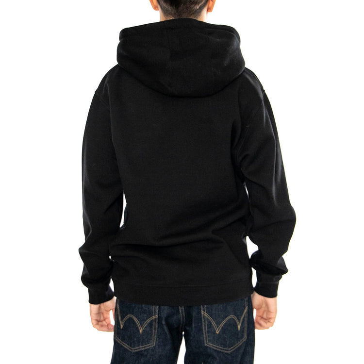 Sommer Sparrow Front Black - Felpa Uomo Nera SCA-HDY-6313 . SANTA CRUZ 