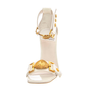 Leonite White Patent Gold - Sandali Donna Bianco / Oro JCLEONITE-WHT . JEFFREY CAMPBELL 
