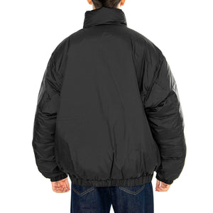 Studio Mock Neck Anorak Black - Giacca Uomo Nera 121800544-BLK . OBEY 