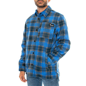 Checked Polar Fleece Vallarta Blue - Giacca Uomo Multicolore PFD0243-287 . PENFIELD 