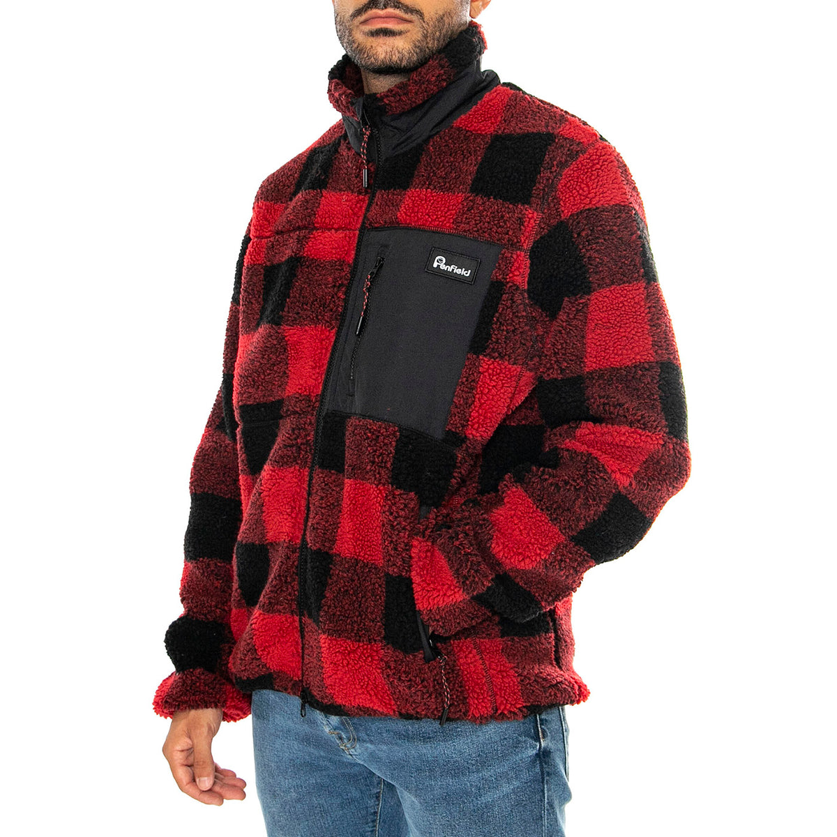 The Checked Mattawa Jacket Black - Giacca Uomo Multicolore PFD0246-023 . PENFIELD 