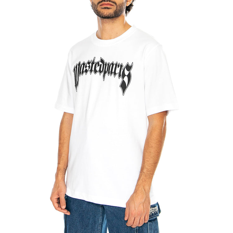 T-Shirt Pitcher White - Maglietta Girocollo Uomo Bianca T-SHIRT PITCHER - - WHITE . WASTED PARIS 