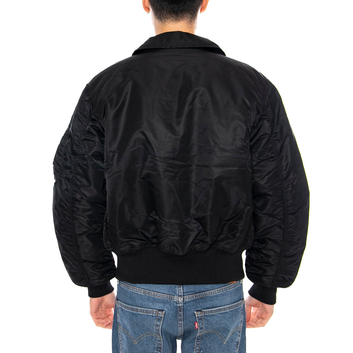 CWU 45 Black Jacket -- Giacca Uomo Nera F100102 3 ALPHA INDUSTRIES 