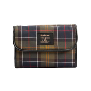 Tartan Hanging Bag - Beauty Case Appeso Tartan MAC0425 OL91 BARBOUR 