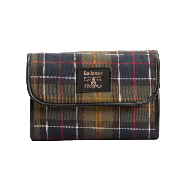 Tartan Hanging Bag - Beauty Case Appeso Tartan MAC0425 OL91 BARBOUR 