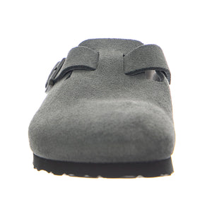 Boston SFB Basalt Gray, Suede Leather - Sandali Uomo Grigi 1030874 . BIRKENSTOCK 