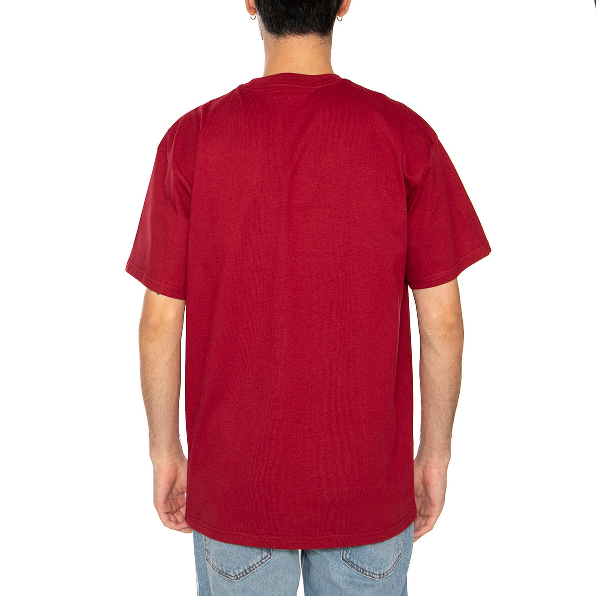 S/S Chase T-Shirt Scarlet / Gold - Maglietta Girocollo Uomo Rossa I026391.30QXX . CARHARTT WIP 