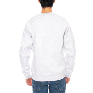 Chase Sweat Ash Heather / Gold - Felpa Girocollo Uomo Grigia I033660.00JXX . CARHARTT WIP 