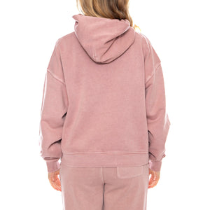 W Hooded Benton Sweatshirt - Rosa - Felpa con Cappuccio Donna I034512_1NJ_GD . CARHARTT WIP 
