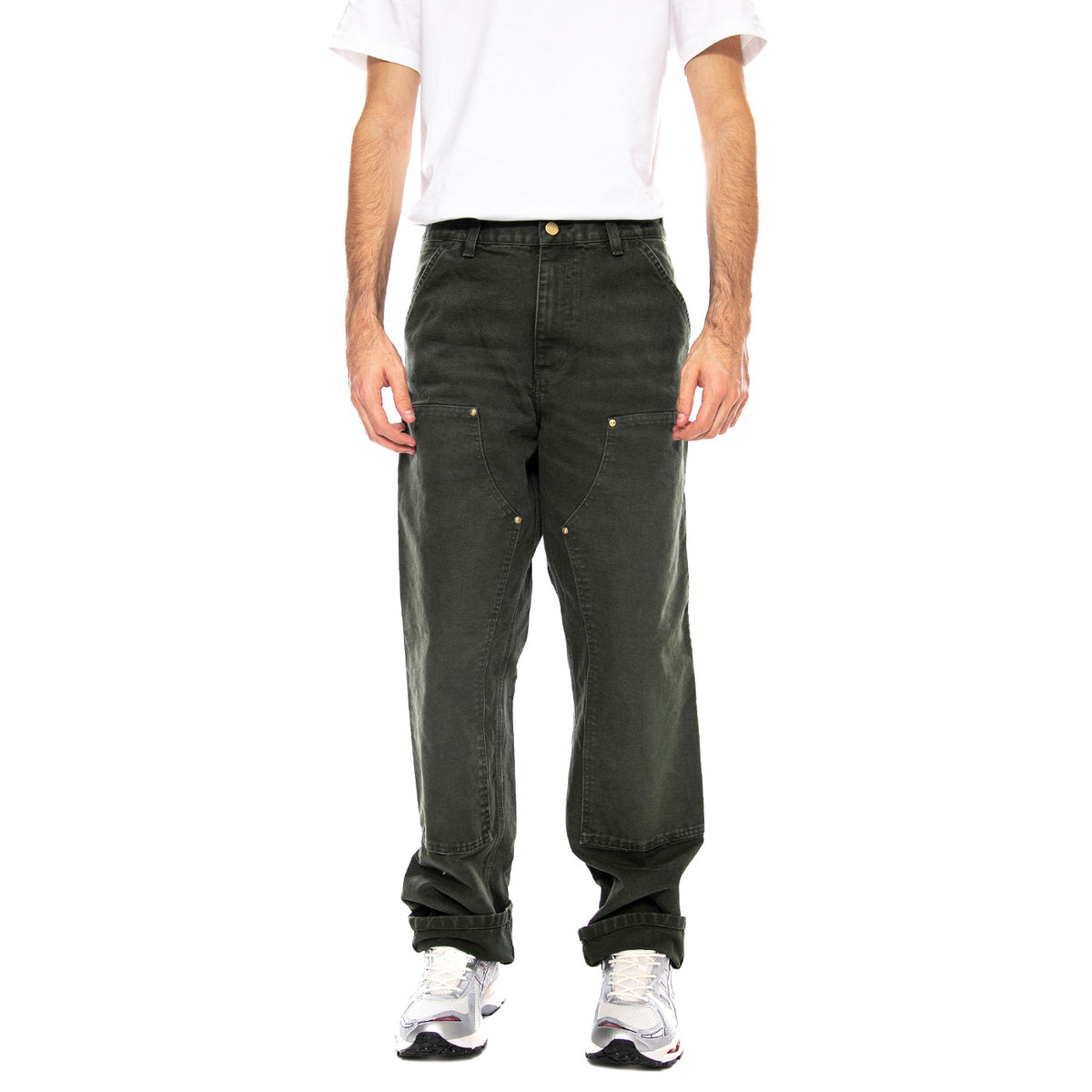 Double Knee Pant Olive - Pantaloni Uomo Verdi I034796.494O . CARHARTT WIP 