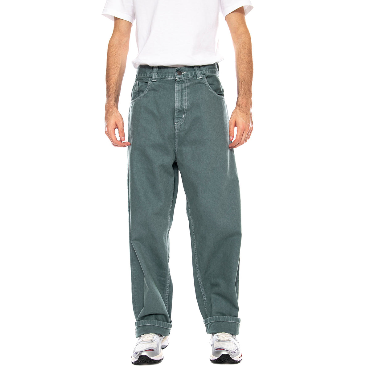 Brandon Pant Silver Pine - Pantaloni Uomo Grigi I034809.2M24J . CARHARTT WIP 