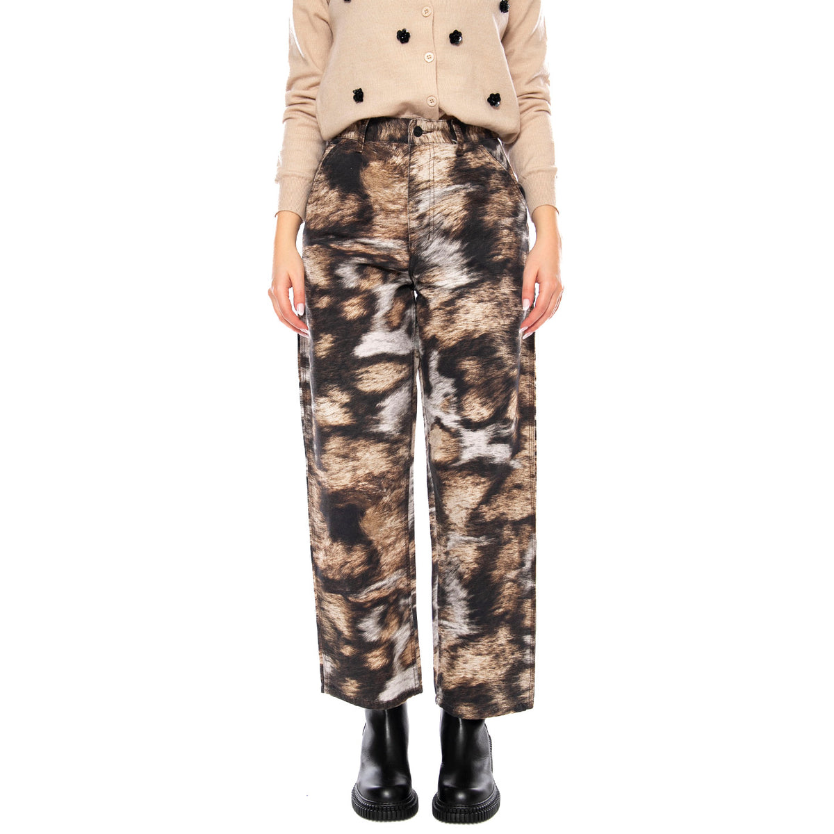 W Brandon Single Knee Pant - Multicolore - Pantaloni Donna I034880.38W.06.03 . CARHARTT WIP 