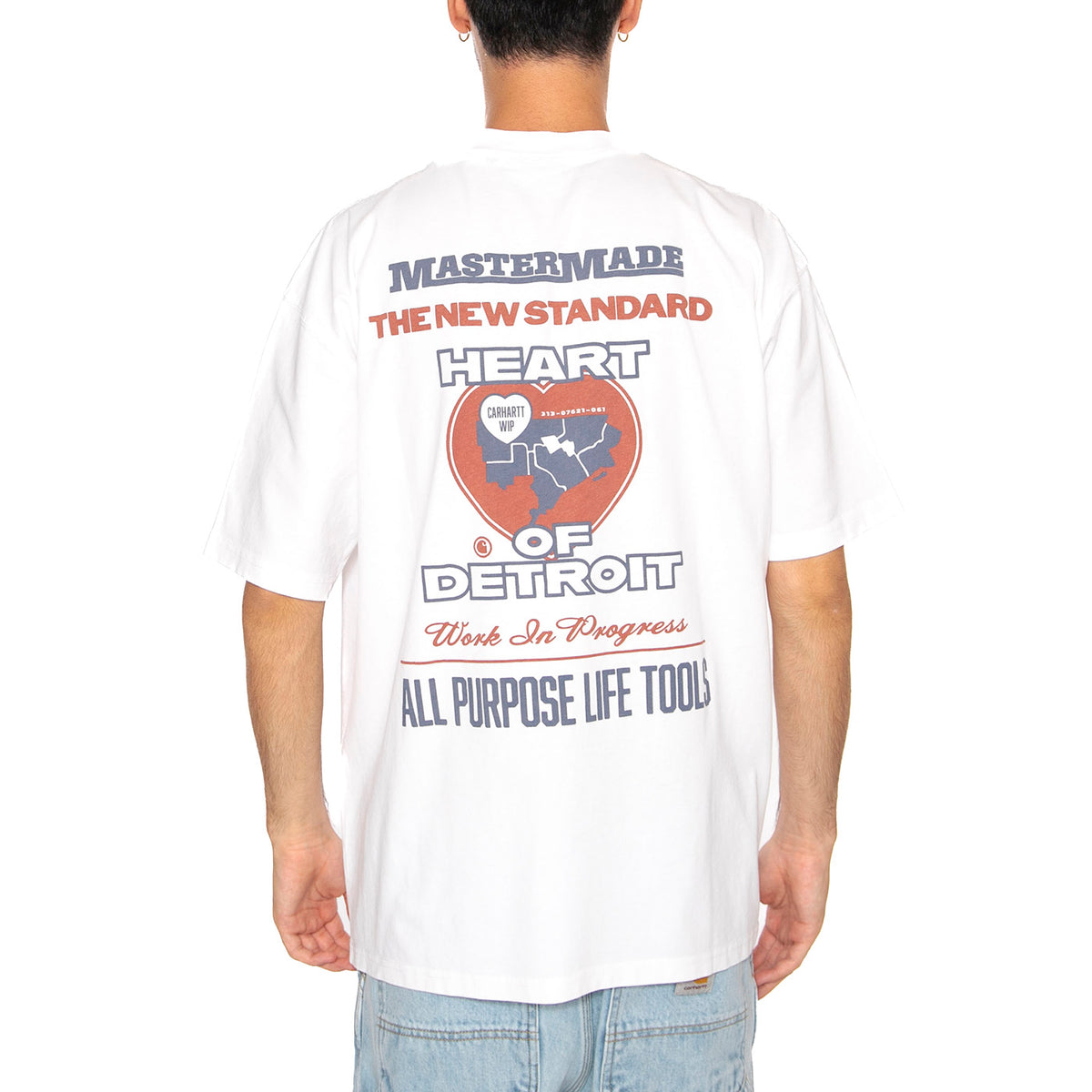 S/S Arcan T-Shirt White - Maglietta Girocollo Uomo Bianca I035209.0260 . CARHARTT WIP 
