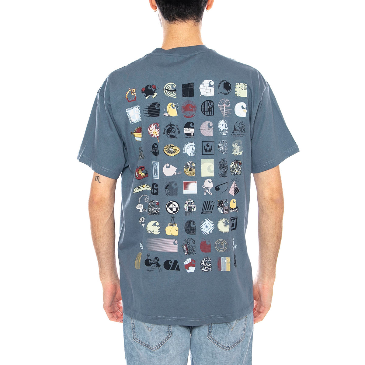 S/S C Logo Archive T-Shirt -- Maglietta Uomo Angelite I035439.33DXX . CARHARTT WIP 