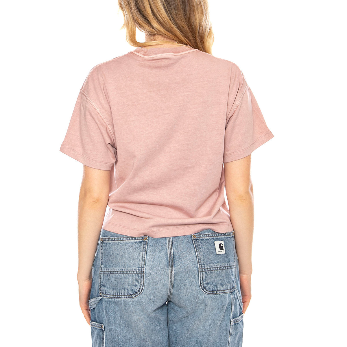 W S/S Benton T-Shirt - Rosa - Maglietta Donna I035528_1NJ_GD . CARHARTT WIP 