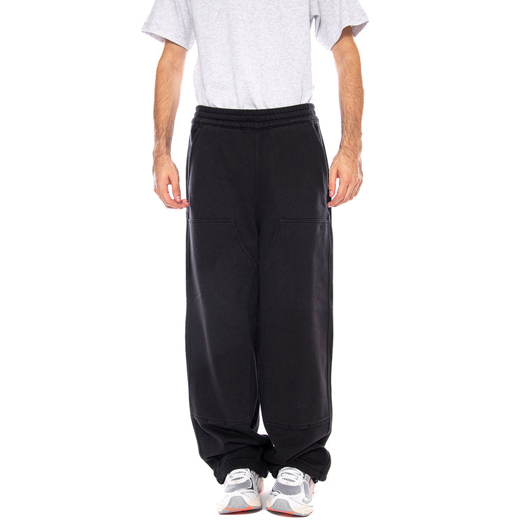 Double Knee Sweat Pant Black - Pantaloni Uomo Neri I035546.8906 . CARHARTT WIP 
