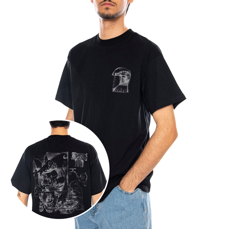 S/S Okniceok 02 T-Shirt Black- Maglietta Girocollo Uomo Nera I035550.89XX . CARHARTT WIP 