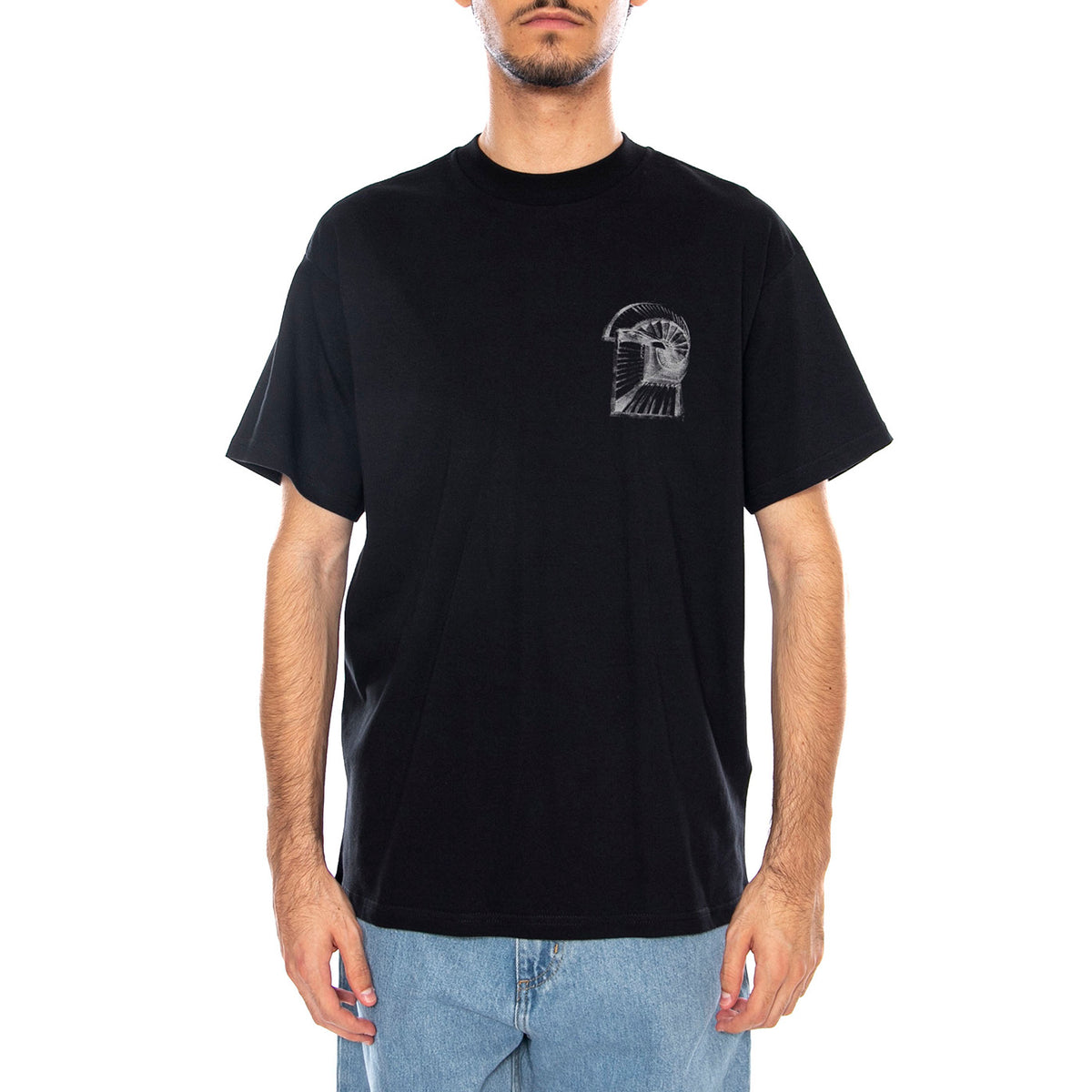 S/S Okniceok 02 T-Shirt Black- Maglietta Girocollo Uomo Nera I035550.89XX . CARHARTT WIP 