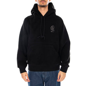 Hooded Helix Sweat Black / Porphyry - Felpa con Cappuccio Uomo Nera I035598.39SXX . CARHARTT WIP 