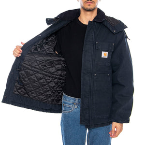 Ambel Coat Deep Night / Deep Night - Giacca con Cappuccio Uomo Blu I035616.3B306 . CARHARTT WIP 