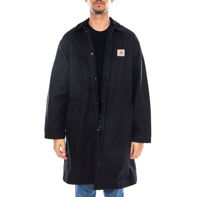 Webster Coat Black - Giacca Uomo Nera I035618.00E02 . CARHARTT WIP 