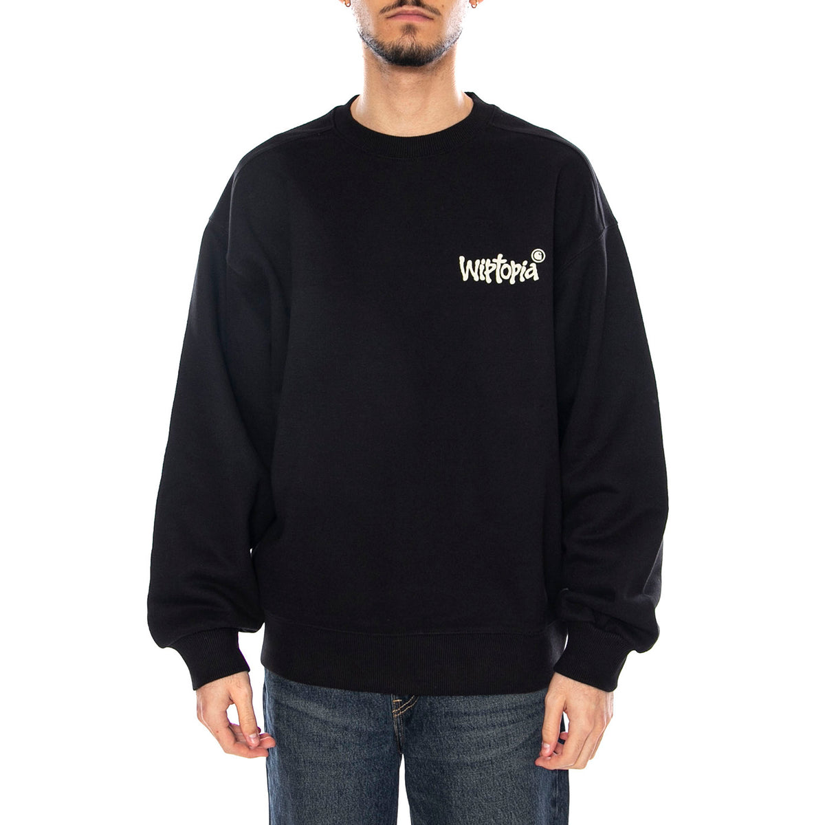 Wiptopia Sweat -- Felpa Uomo Nera I035644.89XX . CARHARTT WIP 