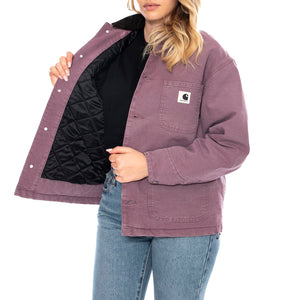 W Carhartt OG Michigan Coat - Phlox / Tobacco - Cappotto Donna I035671_3A8_4O . CARHARTT WIP 