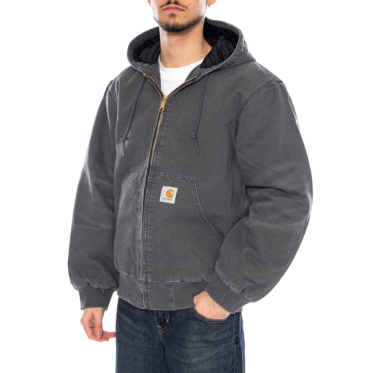 OG Active Jacket Graphite -- Giacca Uomo con Cappuccio Grigia I035891.874O . CARHARTT WIP 